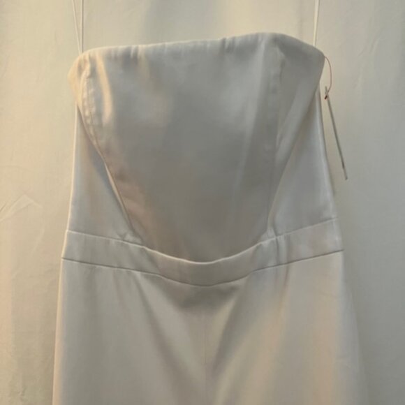 Alice & Olivia White Jumpsuit-vegan leather - Picture 6 of 6